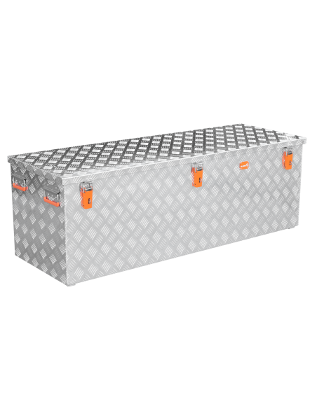 Massive Transportkisten aus Aluminium Riffelblech - Pritschenbox anbaufähig