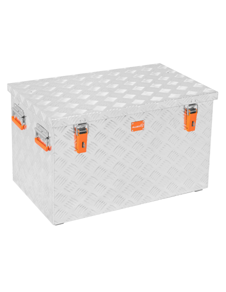 Massive Transportkisten aus Aluminium Riffelblech - Pritschenbox anbaufähig