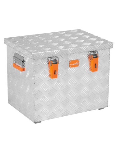 Massive Transportkisten aus Aluminium Riffelblech - Pritschenbox anbaufähig