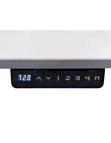 Move-3 Elektrisch höhenverstellbarer Schreibtisch rechteckig, T-Fuss-Gestell 160-180cm