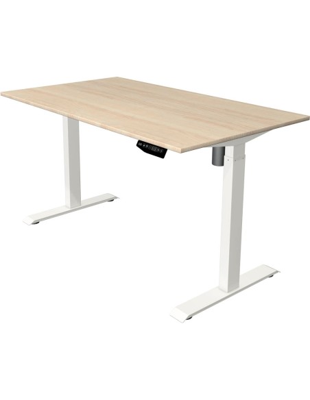 Move-1 Elektrisch höhenverstellbarer Schreibtisch rechteckig, T-Fuss-Gestell 140-180cm