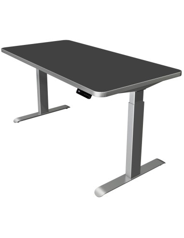 Move-3 Premium Elektrisch höhenverstellbarer Schreibtisch rechteckig, T-Fuss-Gestell 160-200cm