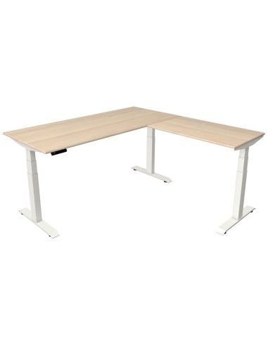 Move-4 Elektrisch höhenverstellbarer Schreibtisch L-Form, 180x80cm - Anbau 100x60cm