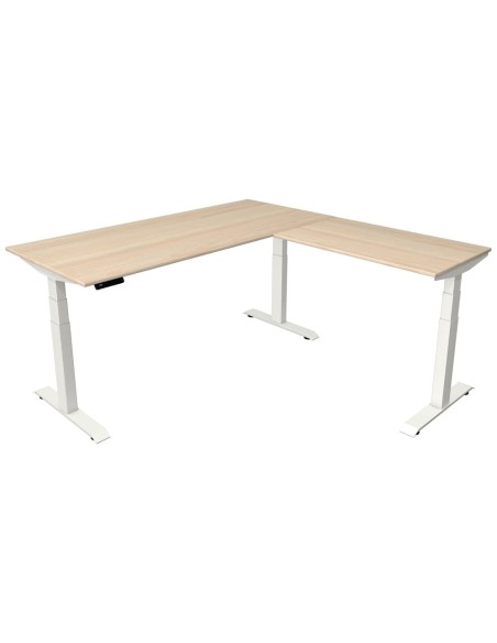 Move-4 Elektrisch höhenverstellbarer Schreibtisch L-Form, 180x80cm - Anbau 100x60cm