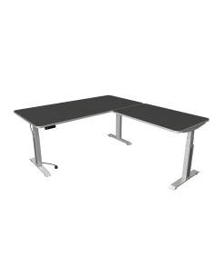 Move-3 Premium Elektrisch höhenverstellbarer Schreibtisch L-Form, 180x80cm - Anbau 100x60cm 2
