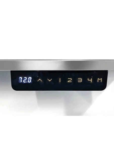 Move-3 Premium Elektrisch höhenverstellbarer Schreibtisch L-Form, 180x80cm - Anbau 100x60cm