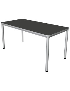 Prime Schreibtisch rechteckig, 4-Fuss-Gestell 160 - 200cm 2