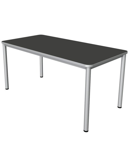 Prime Schreibtisch rechteckig, 4-Fuss-Gestell 160 - 200cm