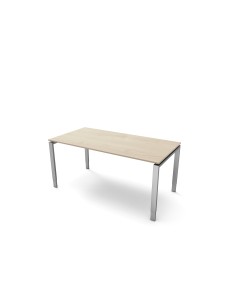 StageOne höhenverstellbarer Schreibtisch rechteckig, 4-Fuss-Gestell 160x80cm 2
