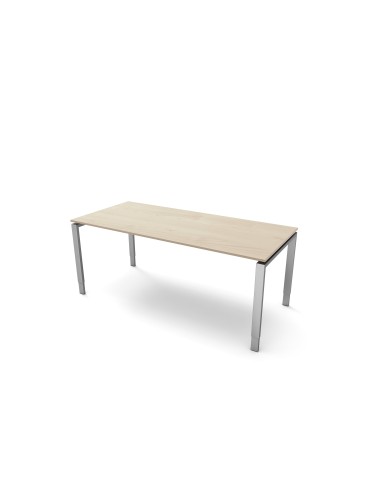 StageOne höhenverstellbarer Schreibtisch rechteckig, 4-Fuss-Gestell 180x80cm