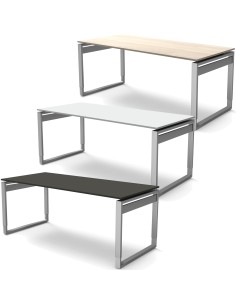 StageOne höhenverstellbarer Schreibtisch rechteckig, Bügelgestell 160x80cm