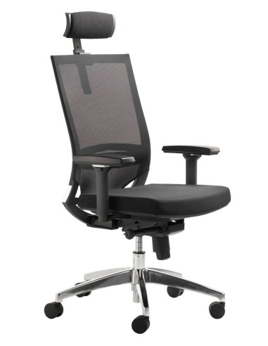 Mayer Bürostuhl myOPTIMAX, 2486 Stoff schwarz, Gestell alu