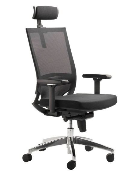 Mayer Bürostuhl myOPTIMAX, 2486 Stoff schwarz, Gestell alu