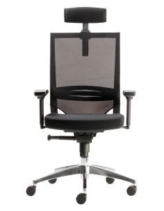 Mayer Bürostuhl myOPTIMAX, 2486 Stoff schwarz, Gestell alu 2