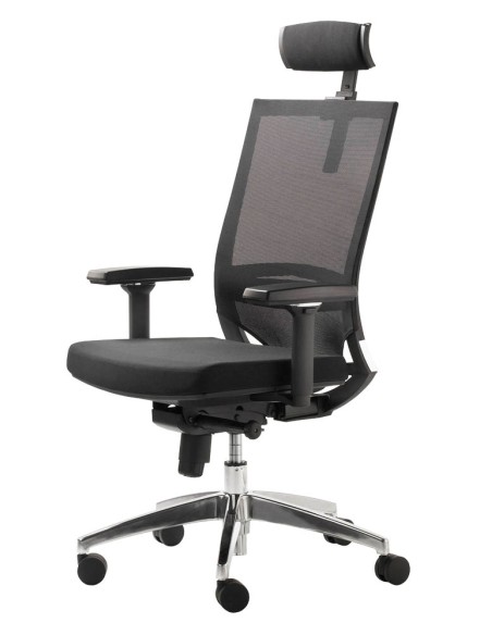 Mayer Bürostuhl myOPTIMAX, 2486 Stoff schwarz, Gestell alu