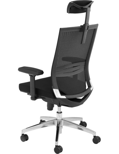 Mayer Bürostuhl myOPTIMAX, 2486 Stoff schwarz, Gestell alu