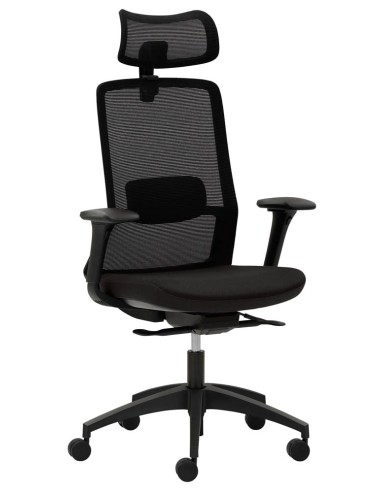 Mayer Bürostuhl, 2481_KS Stoff schwarz, Gestell schwarz