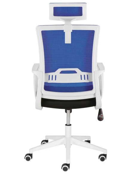 Mayer Bürostuhl mySTUDIO, 2377 502 Stoff blau, Gestell weiss