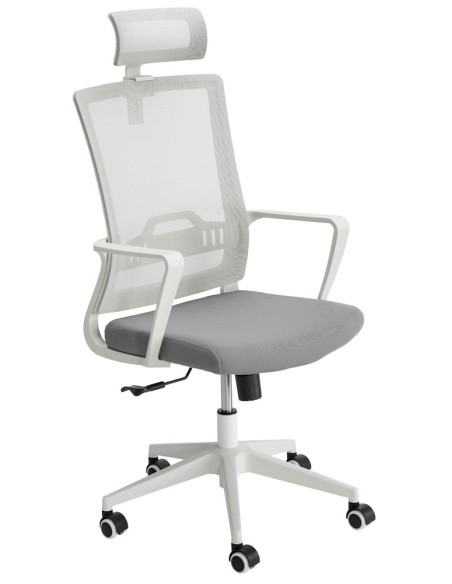 Mayer Bürostuhl mySTUDIO, 2377 508 Stoff grau, Gestell weiss