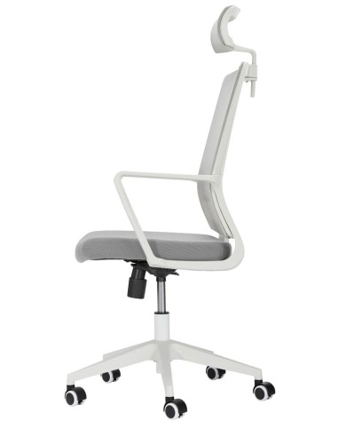 Mayer Bürostuhl mySTUDIO, 2377 508 Stoff grau, Gestell weiss