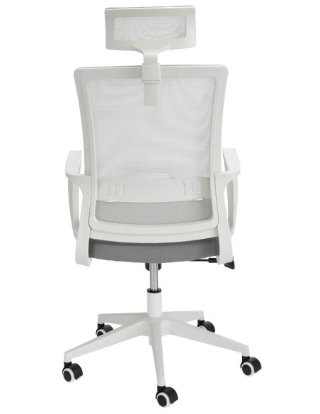 Mayer Bürostuhl mySTUDIO, 2377 508 Stoff grau, Gestell weiss