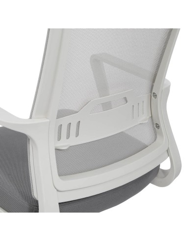 Mayer Bürostuhl mySTUDIO, 2377 508 Stoff grau, Gestell weiss