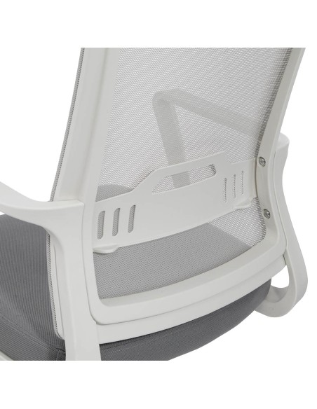 Mayer Bürostuhl mySTUDIO, 2377 508 Stoff grau, Gestell weiss