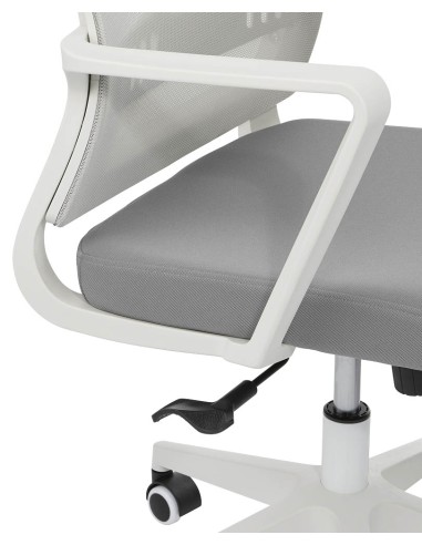 Mayer Bürostuhl mySTUDIO, 2377 508 Stoff grau, Gestell weiss