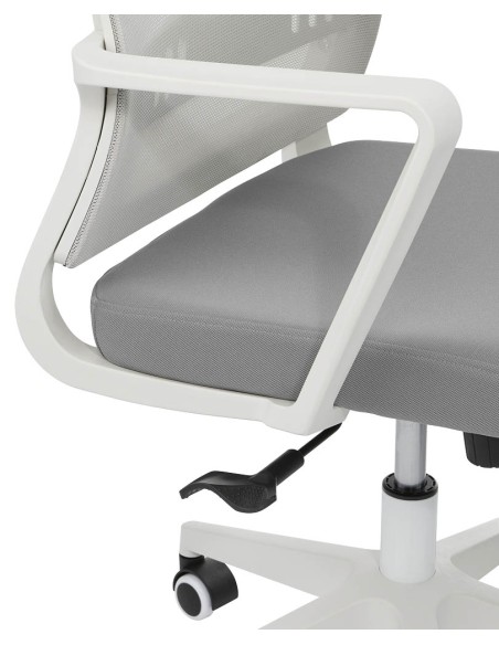 Mayer Bürostuhl mySTUDIO, 2377 508 Stoff grau, Gestell weiss