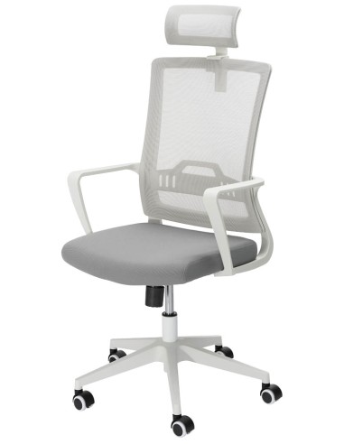 Mayer Bürostuhl mySTUDIO, 2377 508 Stoff grau, Gestell weiss