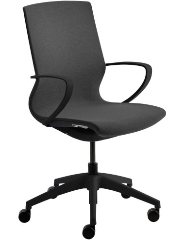 Mayer Bürostuhl myMORRIS, 2445 614 Stoff anthrazit, Gestell schwarz