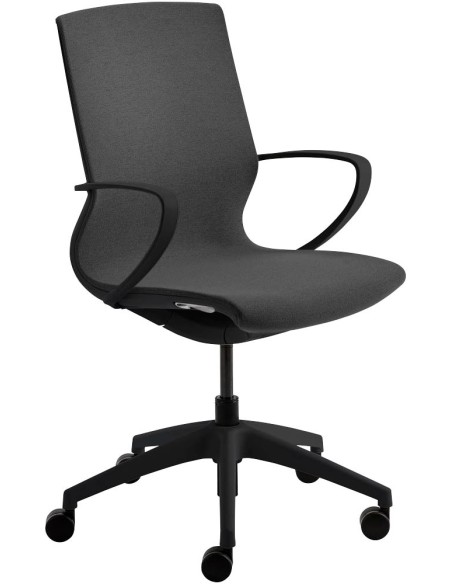 Mayer Bürostuhl myMORRIS, 2445 614 Stoff anthrazit, Gestell schwarz