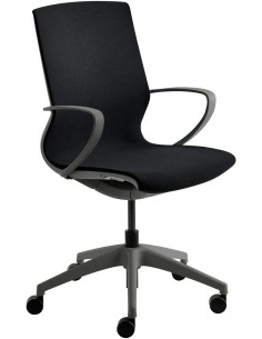 Mayer Bürostuhl myMORRIS, 2445 617 Stoff schwarz, Gestell grau