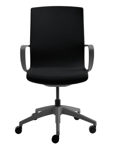 Mayer Bürostuhl myMORRIS, 2445 617 Stoff schwarz, Gestell grau