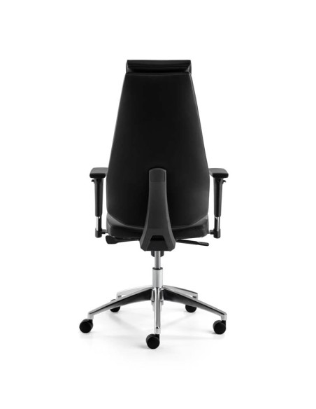 Mayer Bürostuhl myBESTMIND, 2462 Leder schwarz, Gestell alu