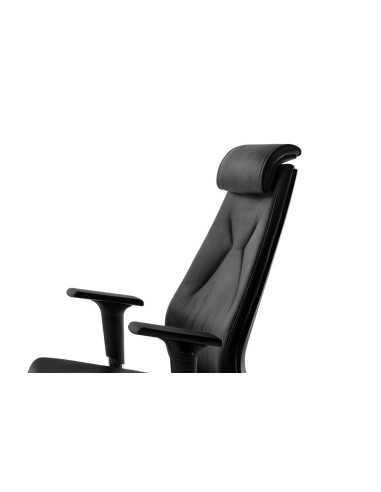 Mayer Bürostuhl myBESTMIND, 2462 Leder schwarz, Gestell alu