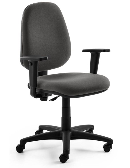 Mayer Bürostuhl myALPHA Stoff anthrazit, Gestell schwarz