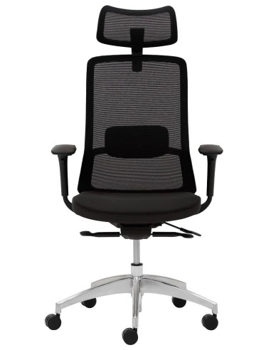 Mayer Bürostuhl, 2482_KS Stoff schwarz, Gestell alu