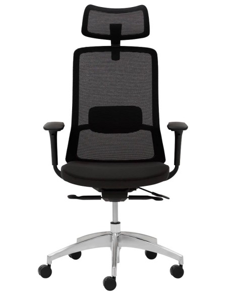 Mayer Bürostuhl, 2482_KS Stoff schwarz, Gestell alu