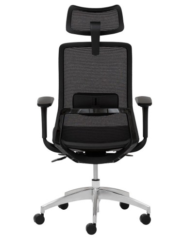 Mayer Bürostuhl, 2482_KS Stoff schwarz, Gestell alu