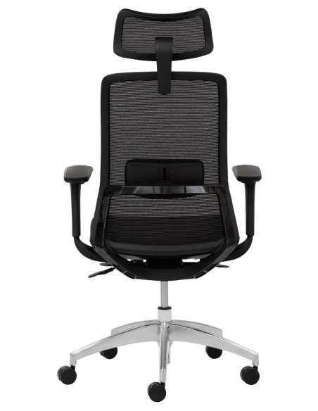 Mayer Bürostuhl, 2482_KS Stoff schwarz, Gestell alu