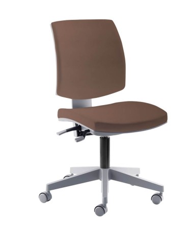 Mayer Kinderdrehstuhl myFLEXO, 2432 SO 26 485 Stoff braun, Gestell grau