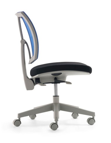 Mayer Kinderdrehstuhl myFLEXO, 2432 502 Stoff blau, Gestell grau