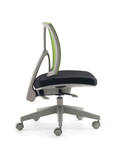 Mayer Kinderdrehstuhl myFLEXO, 2432 503 Stoff grün, Gestell grau