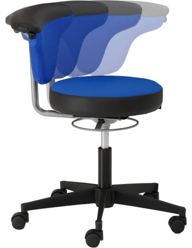 Mayer Arbeitsdrehstuhl myTORRO SIT dunkelblau, schwarz