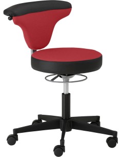 Mayer Arbeitsdrehstuhl myTORRO SIT rot, schwarz