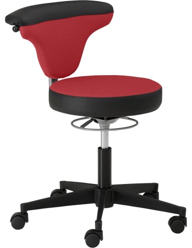 Mayer Arbeitsdrehstuhl myTORRO SIT rot, schwarz