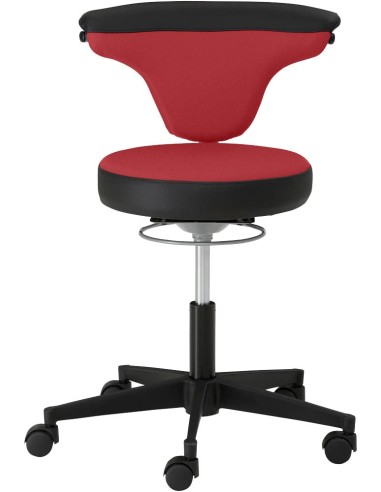 Mayer Arbeitsdrehstuhl myTORRO SIT rot, schwarz