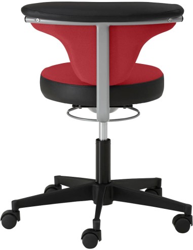 Mayer Arbeitsdrehstuhl myTORRO SIT rot, schwarz