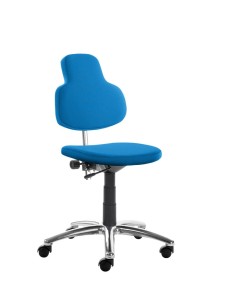 Mayer Arbeitsdrehstuhl myMAX karibikblau Kunstleder